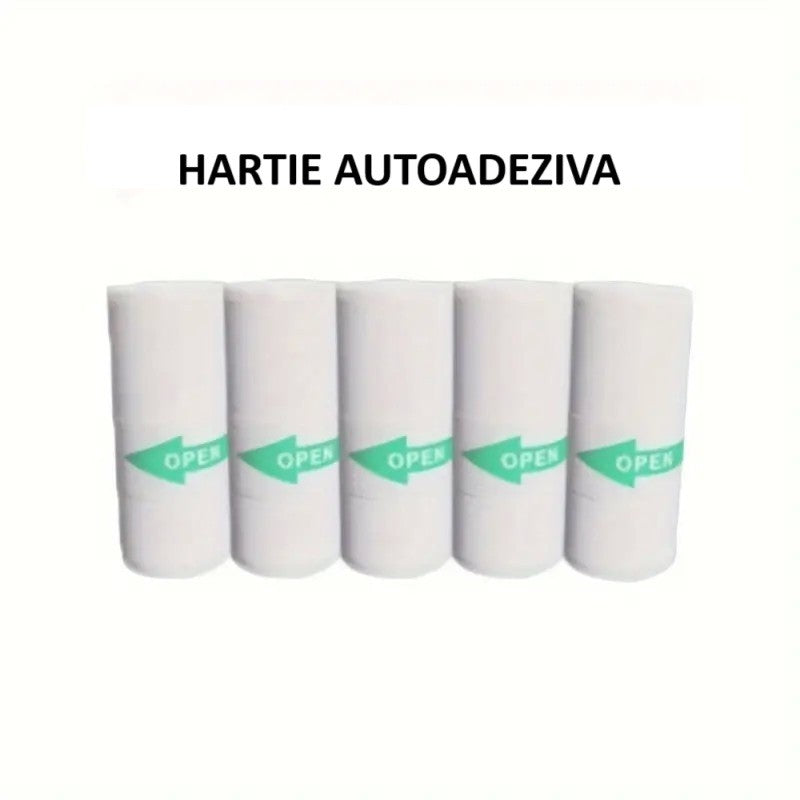 Set Camera Instantanee pentru Copii, Flippy, Ecran HD 2.4'', 24MP, 720P Video, 1200 mAh, cu Functie de Printare