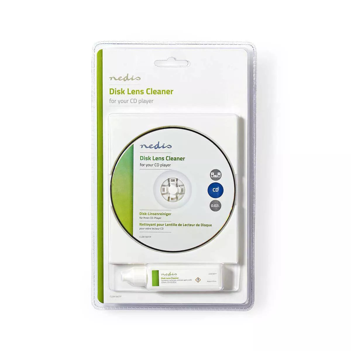Set CD DVD CLEANER curatat lentila laser 20ml Nedis