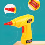 Set Constructie Bormasina Magica cu Servieta, Flippy, 310 Piese, Albastru, Piese Multicolore, Plastic, 31x46 cm
