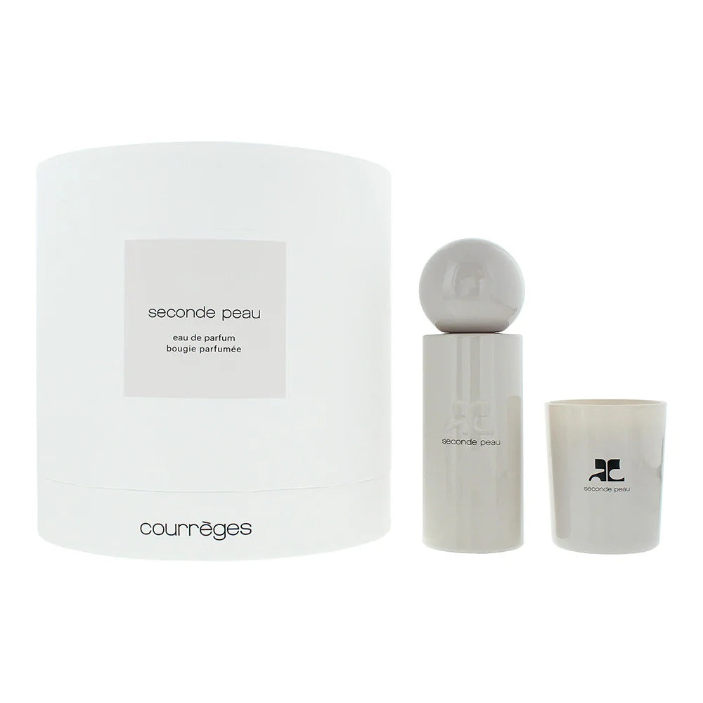 Set Courreges: Seconde Peau, Eau De Parfum, Unisex, 100 ml + Seconde Peau, Scented Candle, 75 g