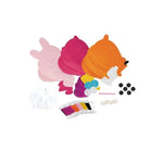 Set 3 Piese Creatie Perna pentru Copii Model Bufnita/Vulpe/Iepure, Dream Kids