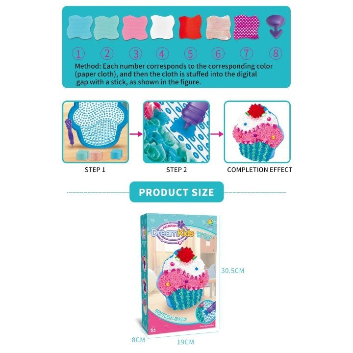 Set Creatie Perna pentru Copii Model Briosa, Dream Kids