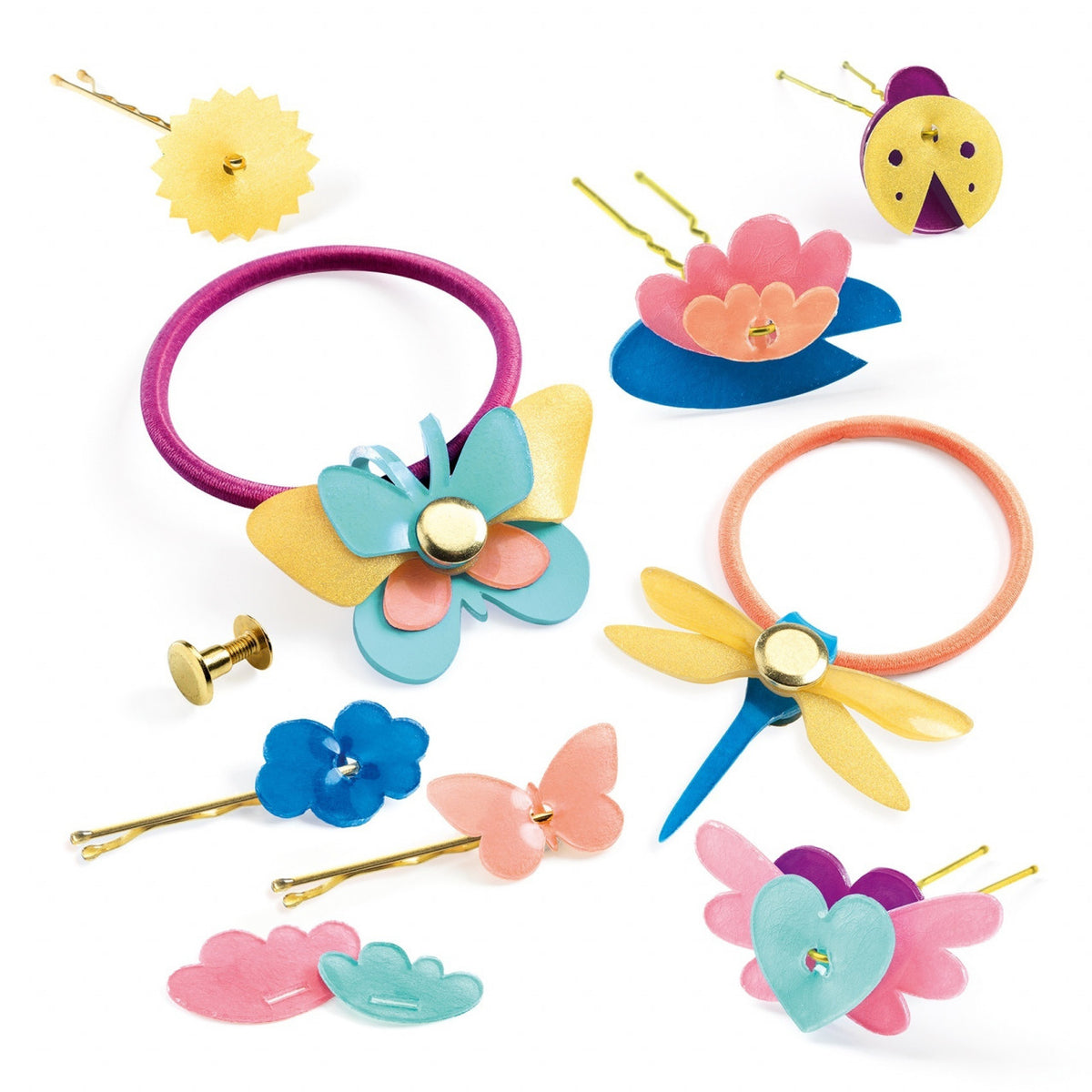 Set creativ Accesorii pentru coafura, Djeco