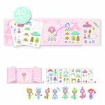 Set cu abtibilduri repozitionabile Miss Lilypink, Djeco