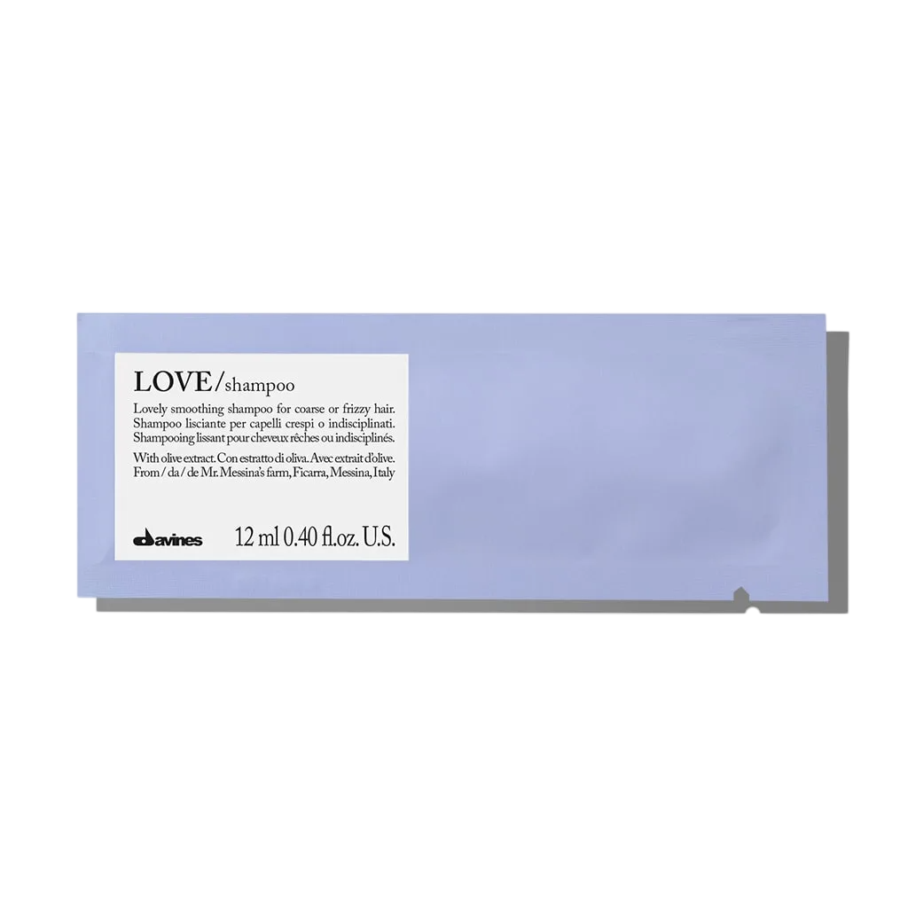 Set, Davines, Love Smoothing, Șampon pentru păr, Netezire, 12 buc, 12 ml