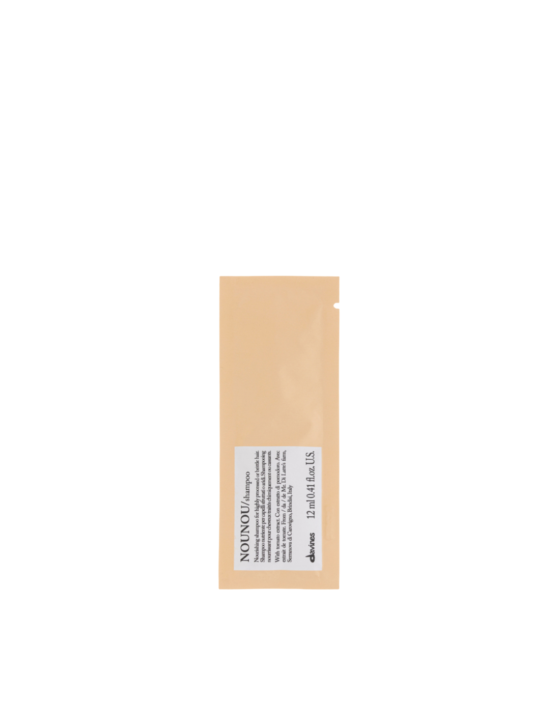 Set, Davines, Nounou, Șampon pentru păr, Hrănitor, 12 buc, 12 ml