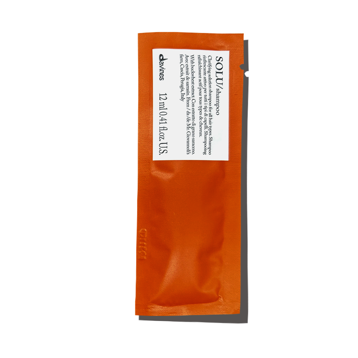 Set, Davines, Solu, Șampon pentru păr, Clarificare, 12 buc, 12 ml