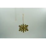 Set de 12 ornamente de brad, Flippy, de tip Glob, Rosu/ Auriu, din plastic, cu finisaj sclipitor , cutie 6 cm adancime