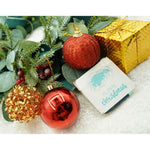 Set de 20 ornamente de brad, Flippy, de tip Glob, Rosu/ Auriu, din polistiren, cu finisaj sclipitor , cutie 6 cm