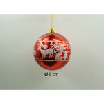 Set de 24 ornamente de brad, Flippy, de tip Glob, Multicolor, cu ø de 8 cm, din plastic, cu finisaj sclipitor , cutie