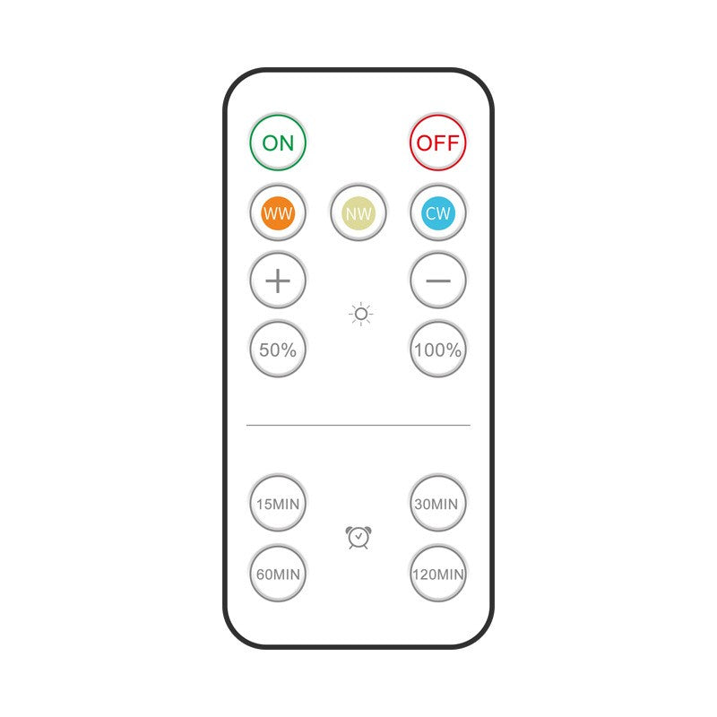 Set de 6 Lampi Led Flippy, Fara Fir, Cu Baterii, 3 Culori de Lumina, cu 2 Telecomenzi, din Plastic, Alb