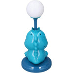 Set de Baseball 5 Piese pentru Copii, Flippy, Jucarie Dinosaur Press, 14x23 cm, Verde/Albastru
