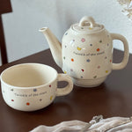 Set de Ceai, Flippy, Ceainic cu Ceasca pentru Uz Casnic, Stele cu Luna, Set de Ceai pentru Copii, Adulti, 18 x 17 x 13