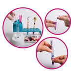 Set de Creatie, Flippy, Stiloul Magic, +6 Ani, peste 50 de Accesorii, Laborator de Creatie Pixuri, 34 x 31 x 8 cm,