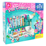 Set de Creatie, Flippy, Stiloul Magic, +6 Ani, peste 50 de Accesorii, Laborator de Creatie Pixuri, 34 x 31 x 8 cm,