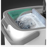 Set de curatenie Flippy, mop si galeata, galeata 5.7 l, 4 rezerve microfibra incluse, design modern, pentru interior,