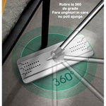 Set de curatenie Flippy, mop si galeata, galeata 5.7 l, 4 rezerve microfibra incluse, design modern, pentru interior,