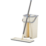 Set de curatenie Flippy, mop si galeata, galeata 6 l, 2 rezerve microfibra incluse, design modern, pentru interior,