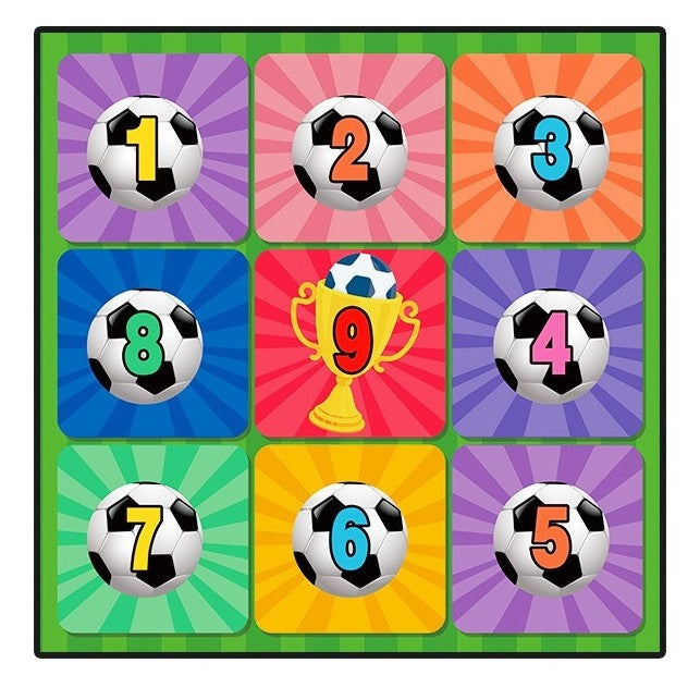 Set de Fotbal Flippy, Joc Recreativ Pentru Copii, Minge cu Scai, Plansa din Material textil, 150 x 150 cm, Model