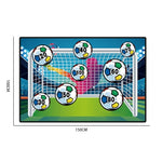 Set de Fotbal Flippy, Joc Recreativ pentru Copii, Minge cu Scai, Poarta din Material Textil, 150 x 100 cm, Multicolor