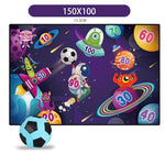 Set de Fotbal Flippy, Joc Recreativ pentru Copii, Model Extraterestrii, Minge cu scai, Poarta din Material Textil, 150