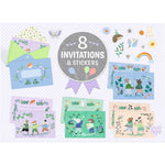 Set de invitatii Parada animalelor, Djeco