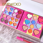 Set de Machiaj, Kevin & Coco, 26 de Culori, Pigmentate, Fard de ochi, Ruj, Gloss, Fard Obraz, 19x18x2 cm, Diferite