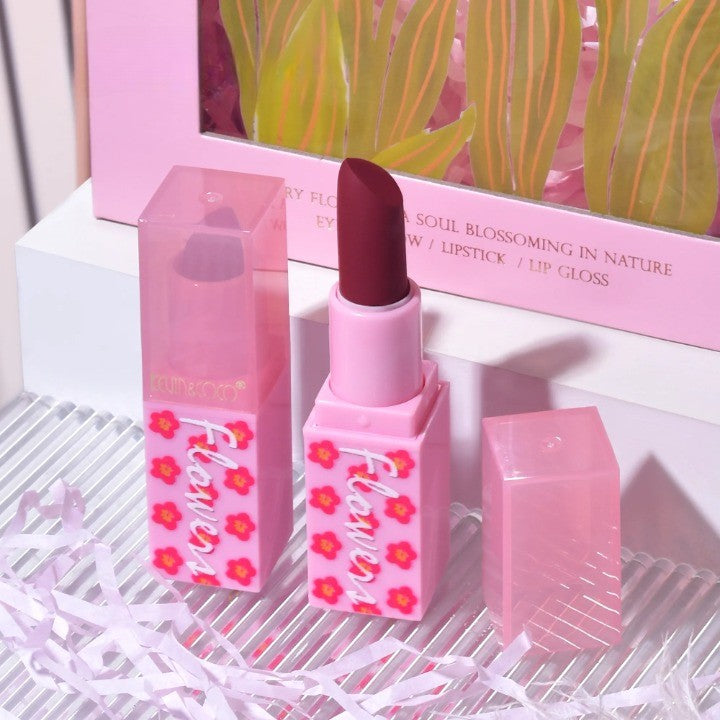 Set de Machiaj, KEVIN & COCO, 22 Culori, Model Lalele, 2 Palete de Farduri, 2 Lip Gloss-uri, 2 Lip Stick-uri, 1 Oglinda