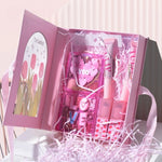 Set de Machiaj, KEVIN & COCO, 22 Culori, Model Lalele, 2 Palete de Farduri, 2 Lip Gloss-uri, 2 Lip Stick-uri, 1 Oglinda
