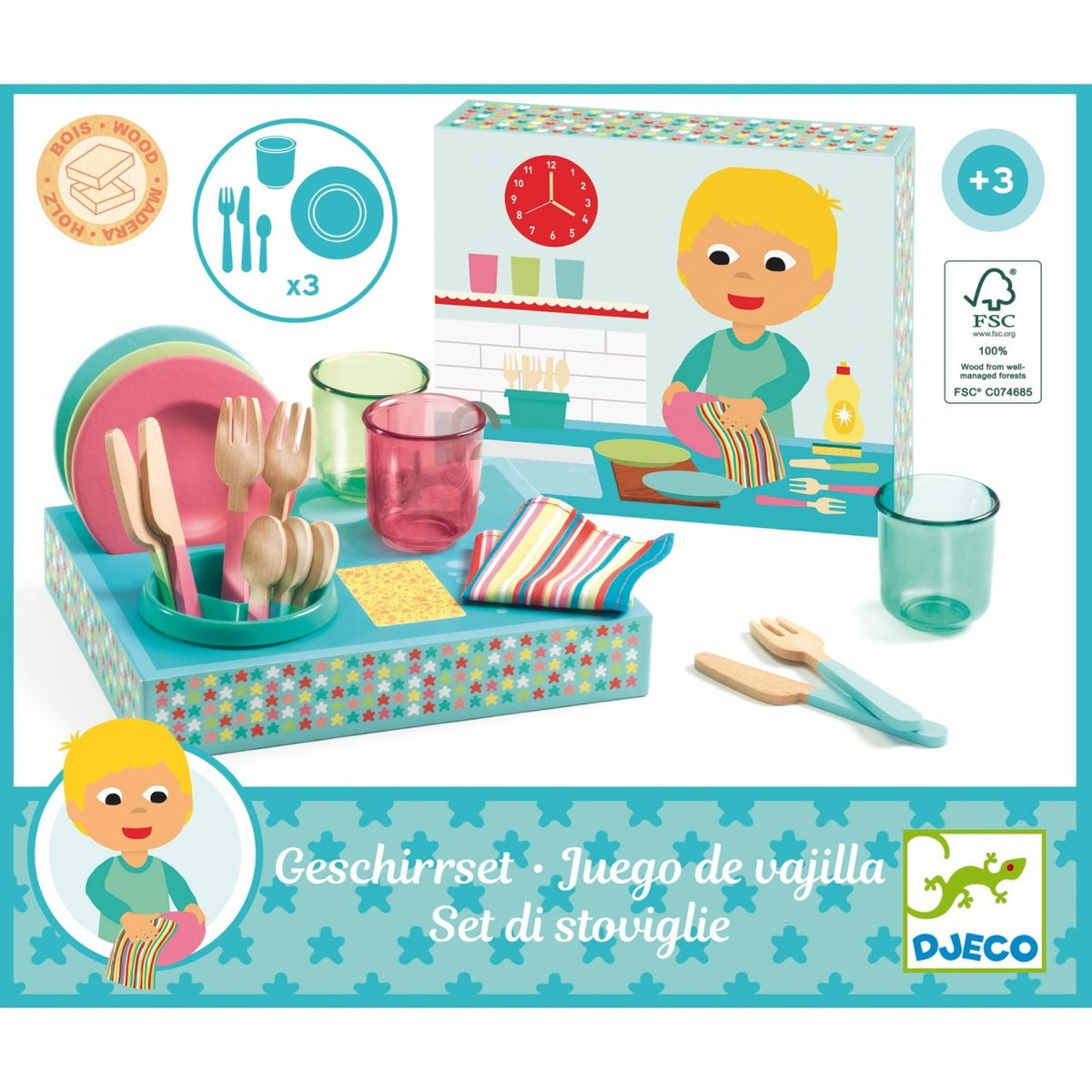 Set de vesela si tacamuri, Djeco