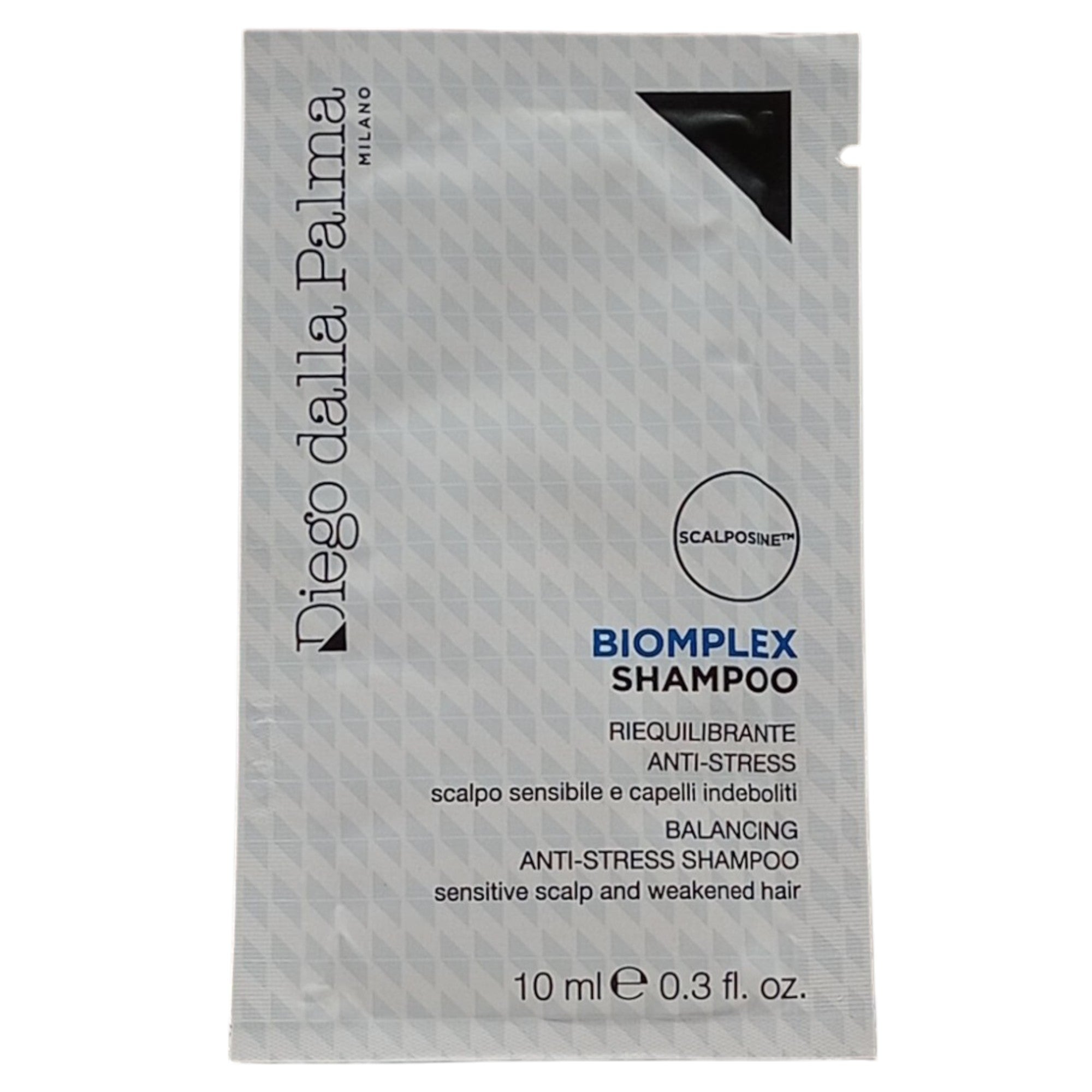 Set, Diego Dalla Palma, Biomplex, Șampon pentru păr, Antistres, 8 buc, 5 ml *Mostră - Olmarkt