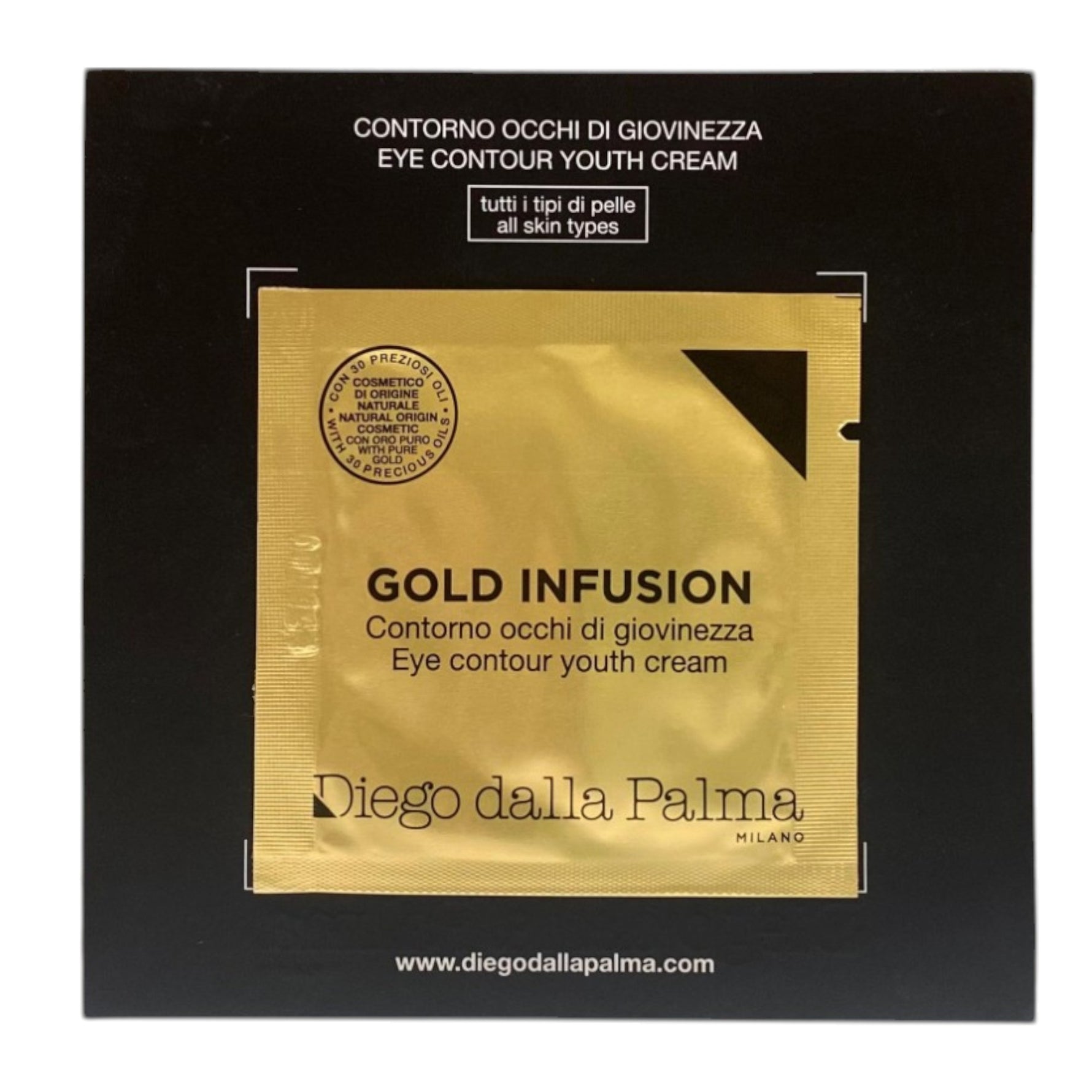 Set, Diego Dalla Palma, Gold Infusion, Revitalizare, Cremă pentru ochi, 8 buc, 2 ml *Mostră - Olmarkt