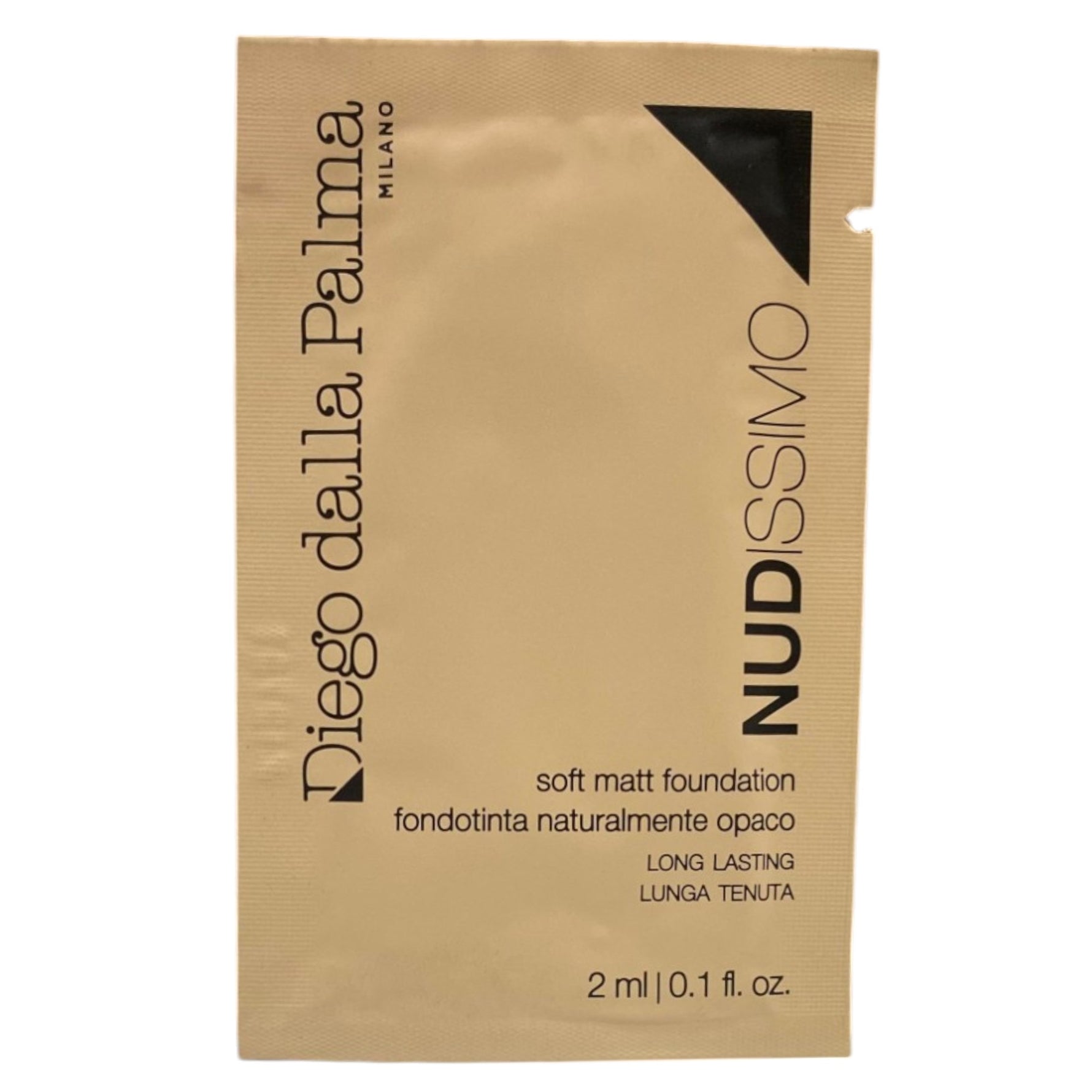 Set, Diego Dalla Palma, Nudissimo - Soft Matt, Fără ulei, De lungă durată, Fond de ten lichid, 242N, Bej Deschis Neutru, 12 buc, 2 ml *Mostră - Olmarkt