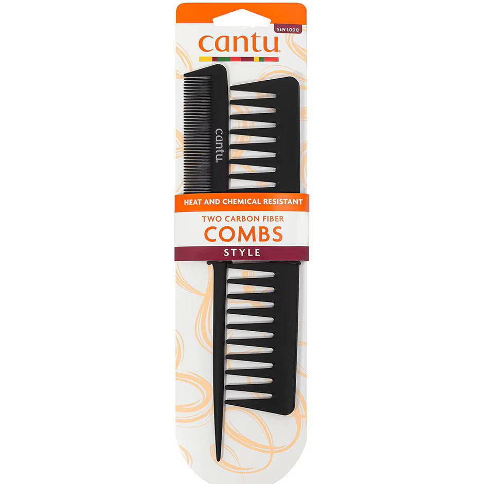 Set Duo, Cantu, Cantu, Stilizare, Pieptene de păr din plastic, Negru, 2 buc