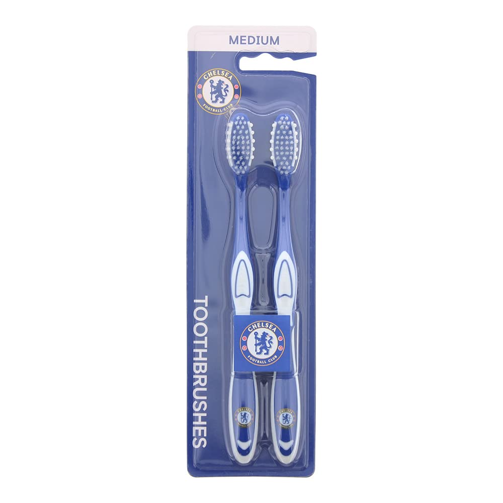 Set Duo, Epl, Chealsea, Periuță de dinți, Blue and White, 2 buc