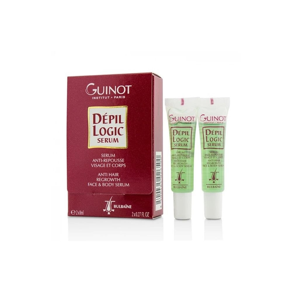 Set Duo, Guinot, Depil Logic, Anti-regenerare păr și hidratant, Ser pentru corp, Pentru față și corp, 2 buc, 8 ml