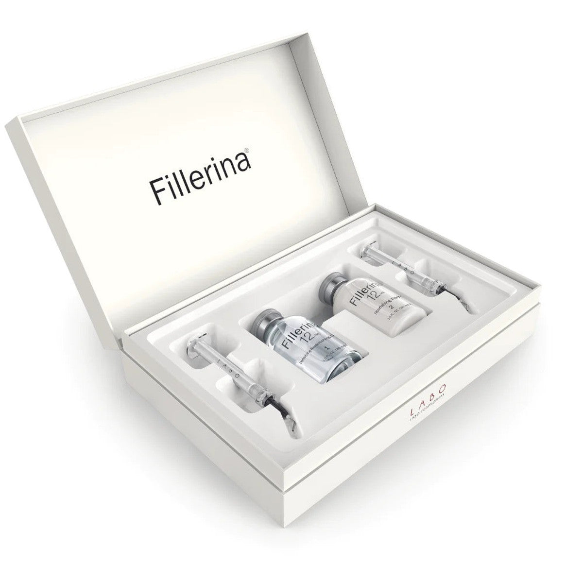 Set Duo, Labo, Fillerina 12HA Densifying Filler Grade 4, Antirid și de întărire, Gel de tratament local, Pentru față, 2 buc, 30 ml - Olmarkt