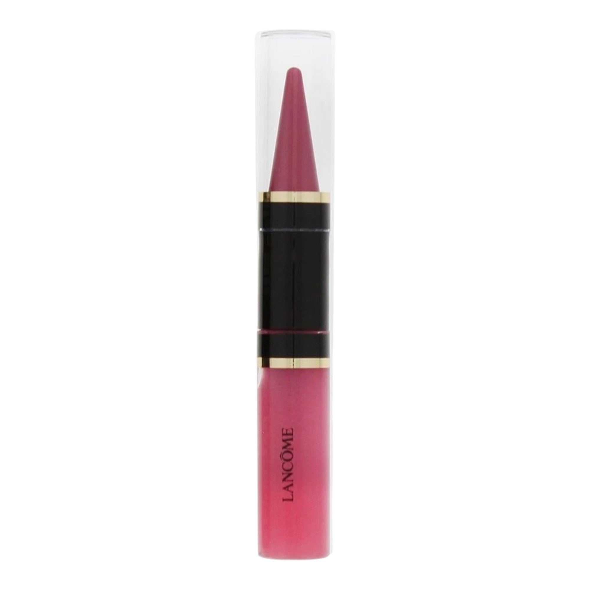Set Duo, Lancome, Lip Kajal Duo Chroma, Ruj cremos & luciu de buze, 01, Croma roz, 2.7 g