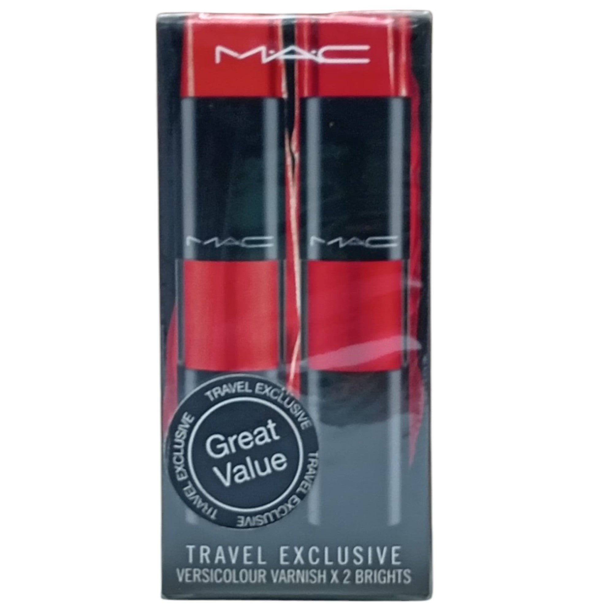 Set Duo, MAC, Versicolour Varnish, Strălucitor, Luciu de buze, Luminos, 2 buc, 8.5 ml - Olmarkt