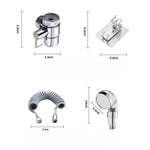 Set Extensie de Dus, Flippy, pentru Baterie Baie sau Bucatarie, 4 Piese, Filtru de Ioni Negativi, Furtun Flexibil de