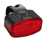 Set far si stop spate LED bicicleta, Flippy, incarcare USB, rezistent la apa, 4 moduri de luminare, Plastic, Alb/Rosu,