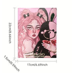 Set farduri 2 in 1 Kevin&Coco, paleta 62 nuante, mini paleta iluminator tip carte, rezistenta ridicata, 22 x 17 cm, 430