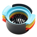 Set feliator 3 in 1 multifunctional Flippy, feliatoare pentru oua/fructe, PP/otel inoxidabil, multicolor, 9 x 10.5 x