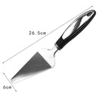 Feliator si Lopatica pentru Pizza, Flippy, set din 2 ustensile, Otel Inoxidabil, Maner Antiderapant, 26.5 x 8 x 3 cm,