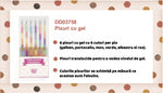Set fluo roll-gel 6 culori combinate, Djeco