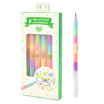 Set fluo roll-gel 6 culori combinate, Djeco