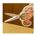 Set foarfeca pentru bucatarie Flippy, curatator legume tip suport, multifunctional, spargator nuci, material ABS si