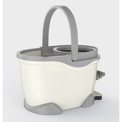 Set Galeata cu Pedala si Mop Rotativ 360°, Flippy, Cu Actiune Centrifuga x4, Pentru Uz Casnic, Maner din Otel