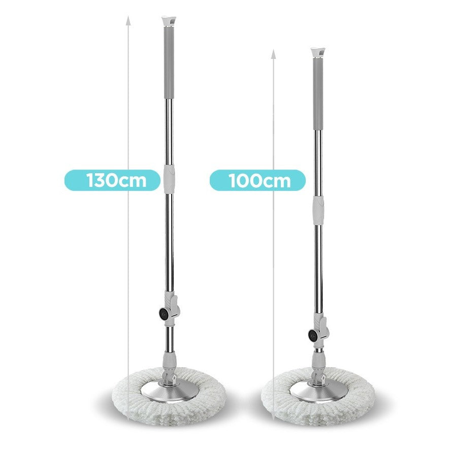Set Galeata cu Pedala si Mop Rotativ 360°, Flippy, Cu Actiune Centrifuga x4, Pentru Uz Casnic, Maner din Otel