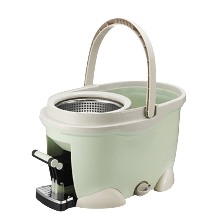 Set Galeata cu Pedala si Mop Rotativ 360°, Flippy, Cu Actiune Centrifuga x4, Pentru Uz Casnic, Maner din Otel